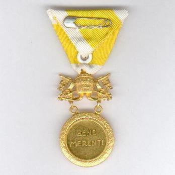 Bene Merenti Medal, Type X, Gold Medal Reverse