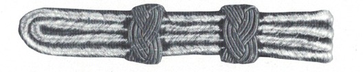 German Army Post Group K Specialist Shoulder Cords Obverse