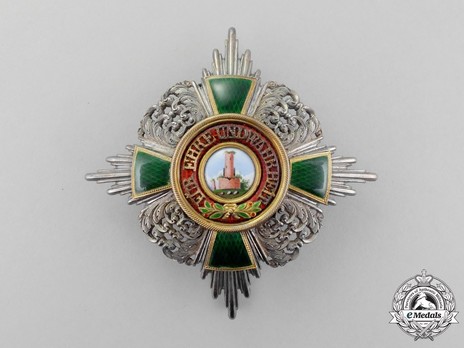 Order of the Zähringer Lion, Commander Breast Star (in silver and silver gilt) Obverse