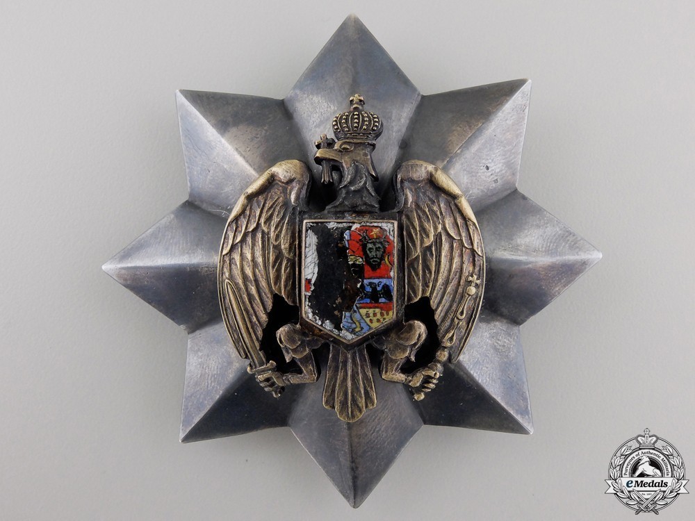 Grand officer breast star 1933 1947 obverse