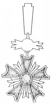  Order of Merit, Commander with Star Reverse