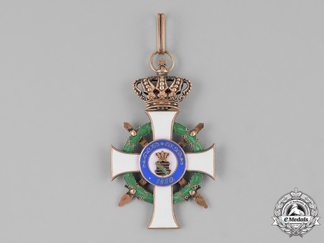 Albert Order, Type II, Military Division, Grand Cross (in silver gilt) Reverse
