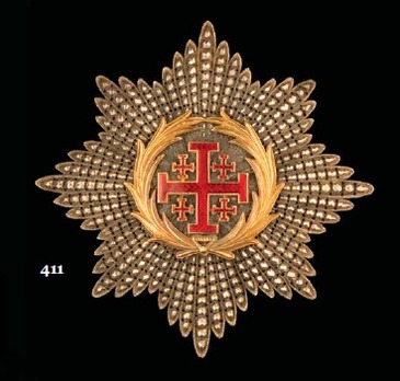 Equestrian Order of Merit of the Holy Sepulcher of Jerusalem, Type II, Grand Officer Breast Star