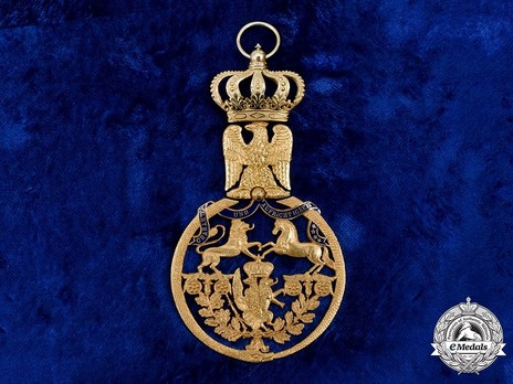 Order of the Crown of Westphalia, Grand Commander Obverse