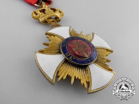 Order of the Star of Karageorg, Civil Division, IV Class Obverse