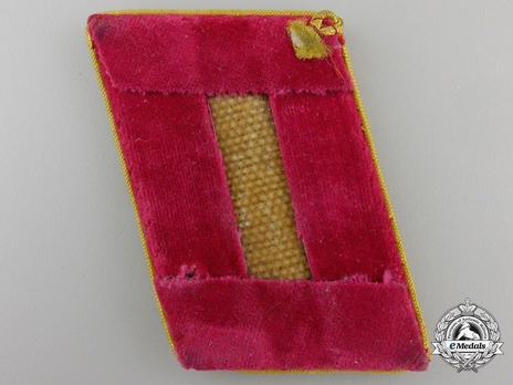 NSDAP Haupt-Befehlsleiter Type IV Reich Level Collar Tabs Reverse