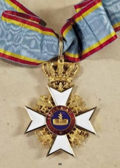 Order of the Wendish Crown, Civil Division, Grand Commander (in gold) Obverse