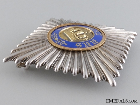  Order of the Crown, Civil Division, Type II, II Class Breast Star Obverse