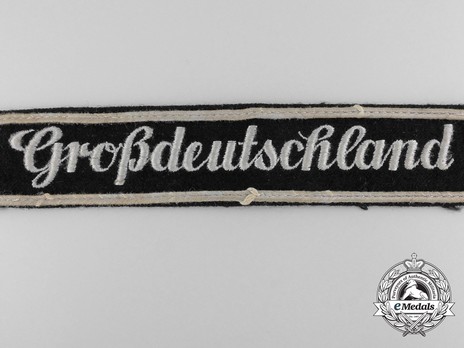 German Army Großdeutschland Cuff Title (Latin version) Obverse Detail 1