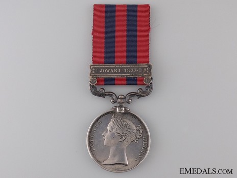 Silver Medal (with "JOWAKI 1877-8" clasp) Obverse