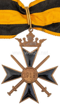 Freikorps von Diebitsch Merit Cross, I Class Reverse