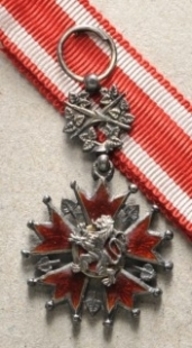 Order of the White Lion, Civil Division, I Class  Obverse