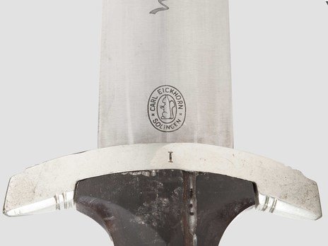 Allgemeine SS M33 Service Dagger with Röhm Dedication Maker Mark