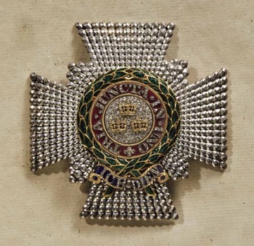 The Most Honourable Order of the Bath, Type II, Military Division, Commander Breast Star (with brilliants)