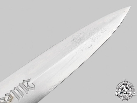 SA Standard Service Dagger by E. & F. Hörster (maker marked) Blade Tip