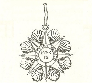 Order of Pius IX, Grand Commander Obverse
