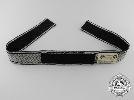 Waffen-SS Deutschland Officer's Cuff Title Reverse