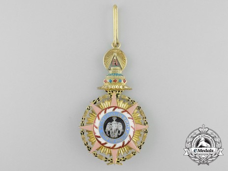 Order of Chula Chom Klao, Grand Cross, I Class Reverse