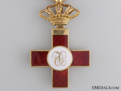 1st Class Cross (red distinction) (gold) Reverse