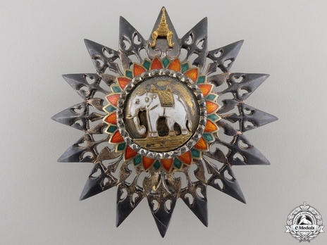 Order of the White Elephant Knight Grand Commander Breast Star (II Class) Obverse