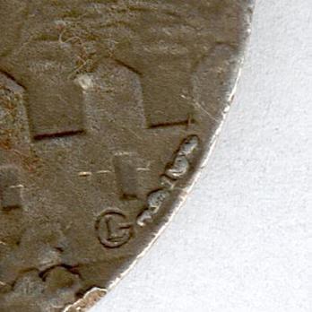 Silver Medal (stamped "GEORGES LEMAIRE") Reverse Detail