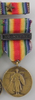 World War I Victory Medal (with Navy "SUBMARINE" clasp) Obverse