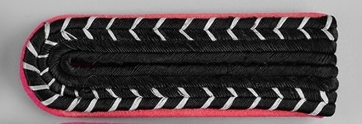 German Fire Protection Police Unterwachtmeister Type II Shoulder Boards Obverse
