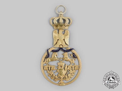 Order of the Crown of Westphalia, Grand Commander Reverse