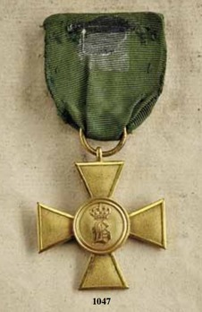 Military Long Service Decoration, Type I, Cross for 25 Years Obverse