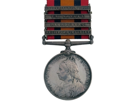 Silver Medal (with date removed, with 4 clasps) Obverse