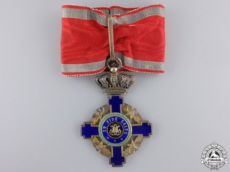 The Order of the Star of Romania, Type II, Civil Division, Commander's Cross Obverse