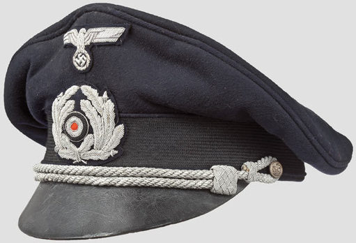 Kriegsmarine Blue Administrative Officials Visor Cap Profile