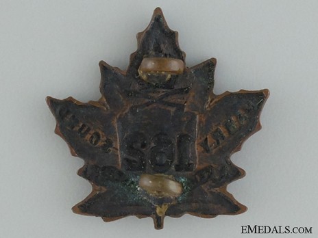 162nd Infantry Battalion Other Ranks Cap Badge Reverse