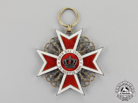 Order of the Romanian Crown, Type I, Civil Division, Grand Cross Obverse