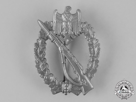 Infantry Assault Badge, by E. F. Wiedmann (in silver) Obverse