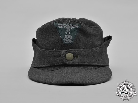 Waffen-SS NCO/EM's Visored Field Cap M43 (single button version) Front