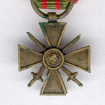 Miniature Bronze Cross (without reverse date) Obverse