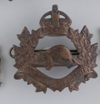 Winnipeg Light Infantry Other Ranks Cap Badge Obverse