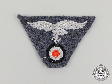 Luftwaffe NCO/EM Ranks 2nd Pattern Standard One-Piece Cloth Cap Eagle Insignia Reverse