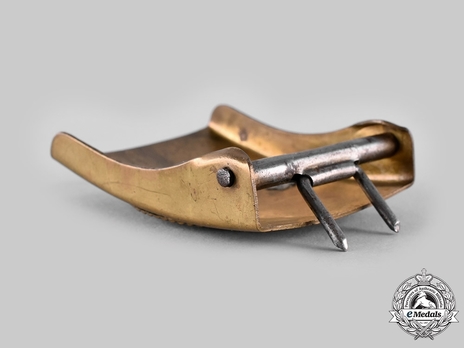 SA Enlisted Ranks Belt Buckle (with sunwheel swastika) (bronze version) Reverse