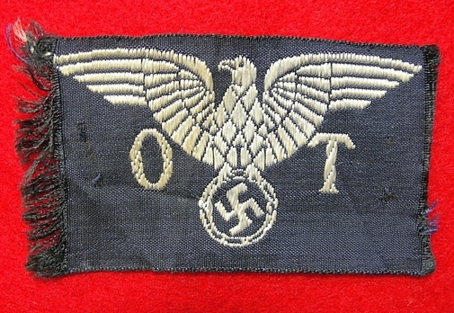 Organisation Todt Female Signals Auxiliary Rank Insignia Obverse