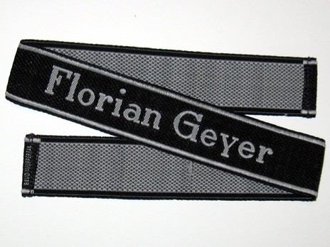 Waffen-SS Florian Geyer Cuff Title Obverse