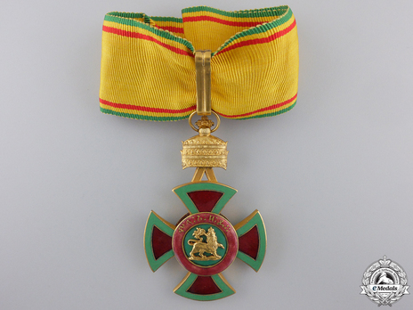 Order of Emperor Menelik II, Commander Obverse