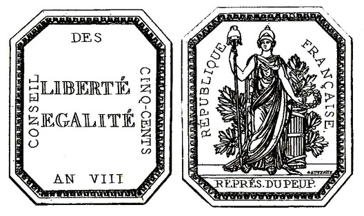 Medal (stamped "GATTEAUX") Obverse and Reverse