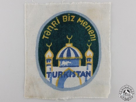 German Army Turkistan Legion Sleeve Insignia (3rd version) Obverse