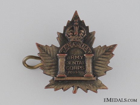 Army Dental Corps General Service Other Ranks Collar Badge Obverse