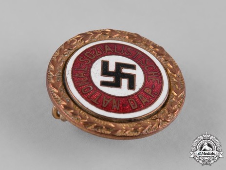 NSDAP Golden Party Badge, Small Version Obverse