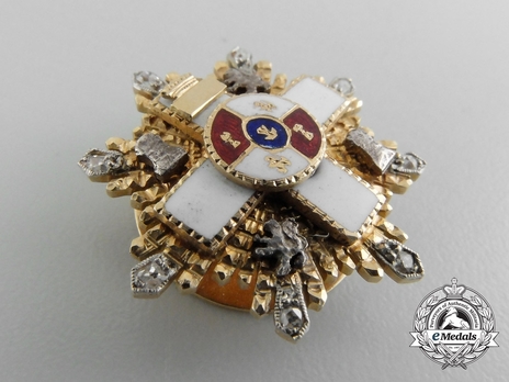 Miniature 3rd Class Breast Star (gold and diamonds) Obverse
