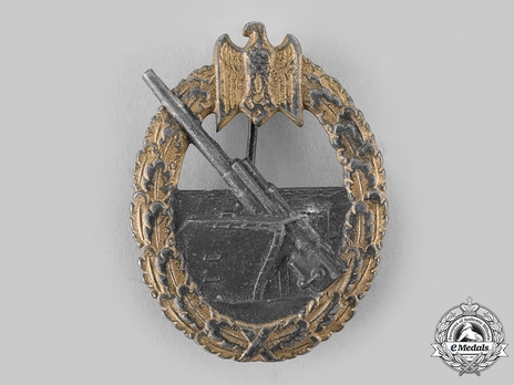 Coastal Artillery War Badge, by F. Linden Obverse