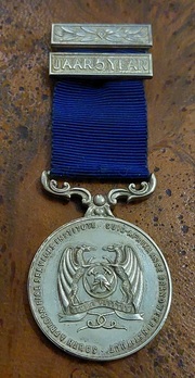 South African Fire Services Institute Long Service Medal, in Silver Obverse